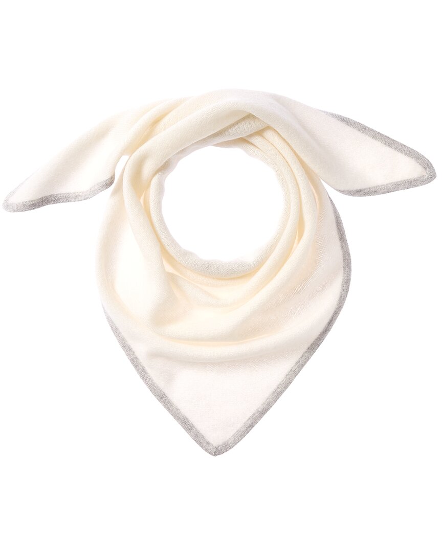 Phenix Knit Triangle Cashmere Scarf – view 2