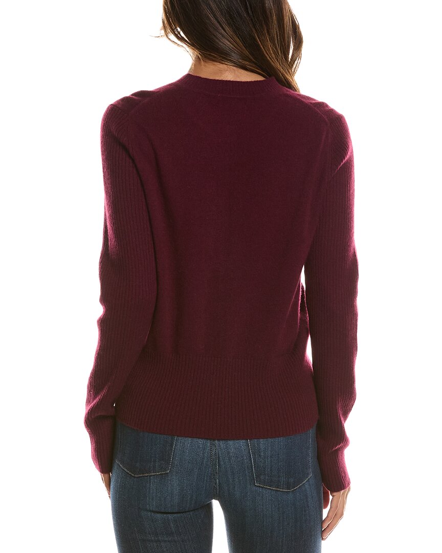 Forte Cashmere Crewneck 100% Cashmere Henley – view 2