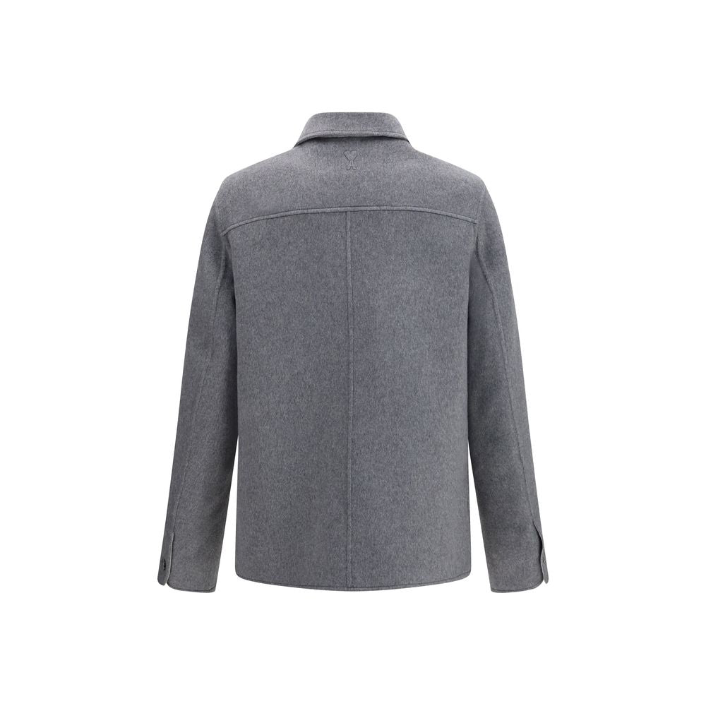 Ami Paris Wool Oves Aries Full-Length Men's Jacket – view 3