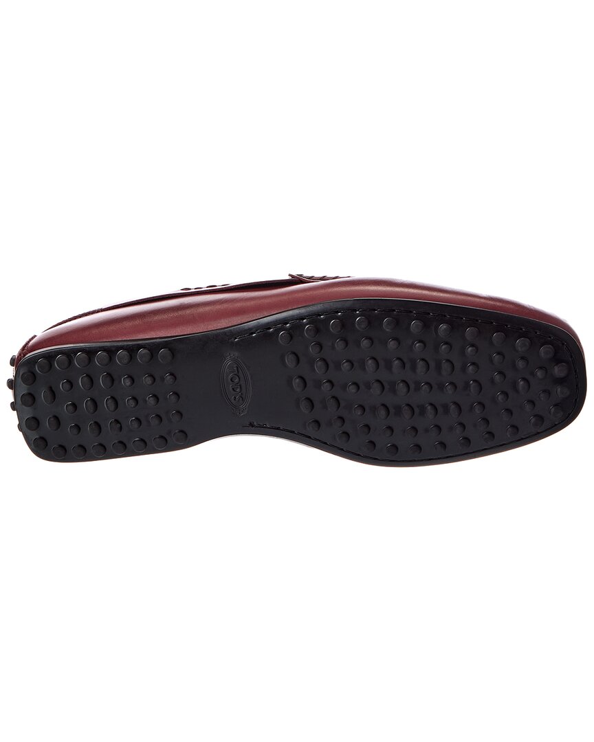 TODs Double T Fine City Grommet Leather Loafer – view 4