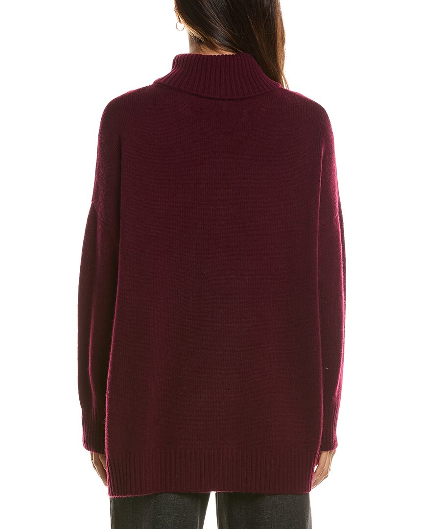 Forte Cashmere Luxe Mock Neck 100% Cashmere Sweater – view 2