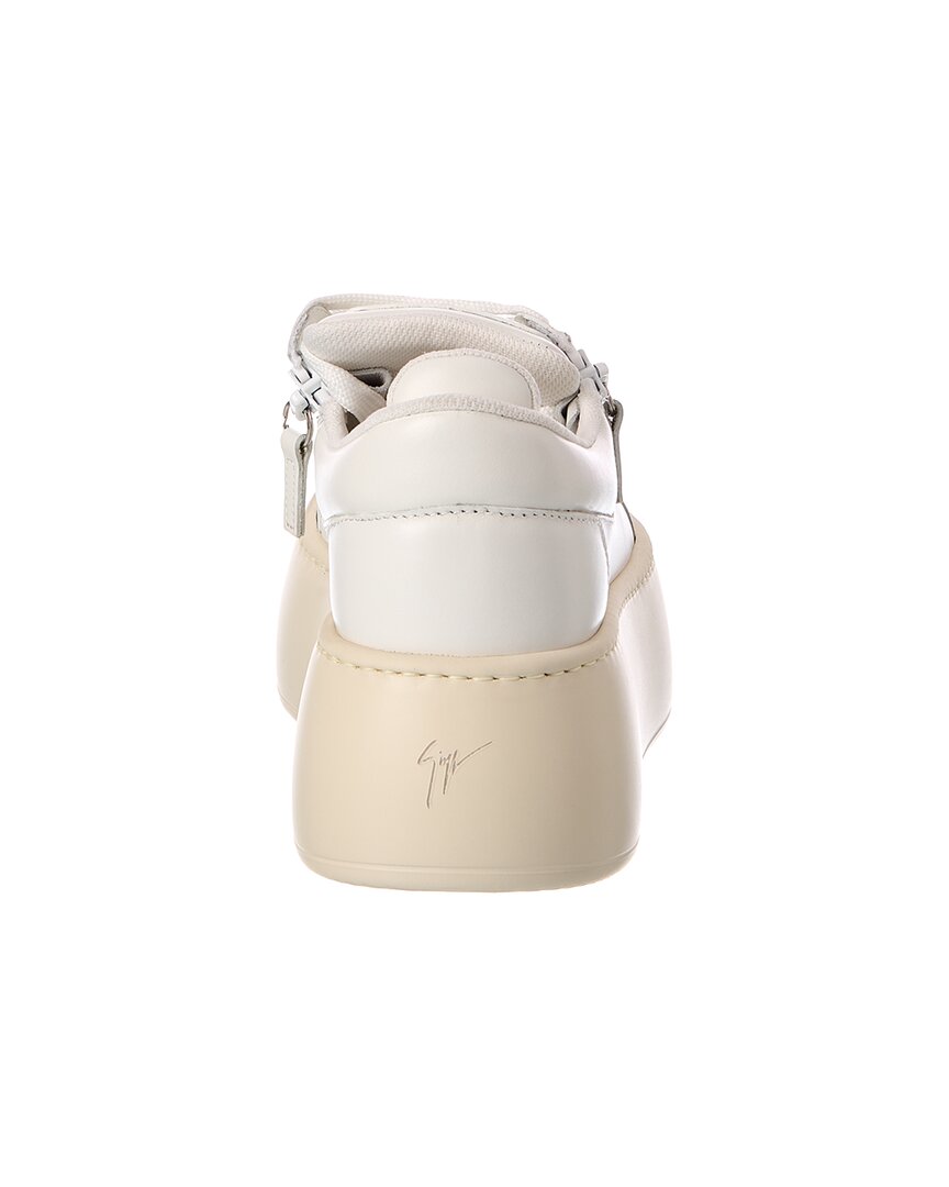 Giuseppe Zanotti Alma Leather Platform Sneaker – view 3