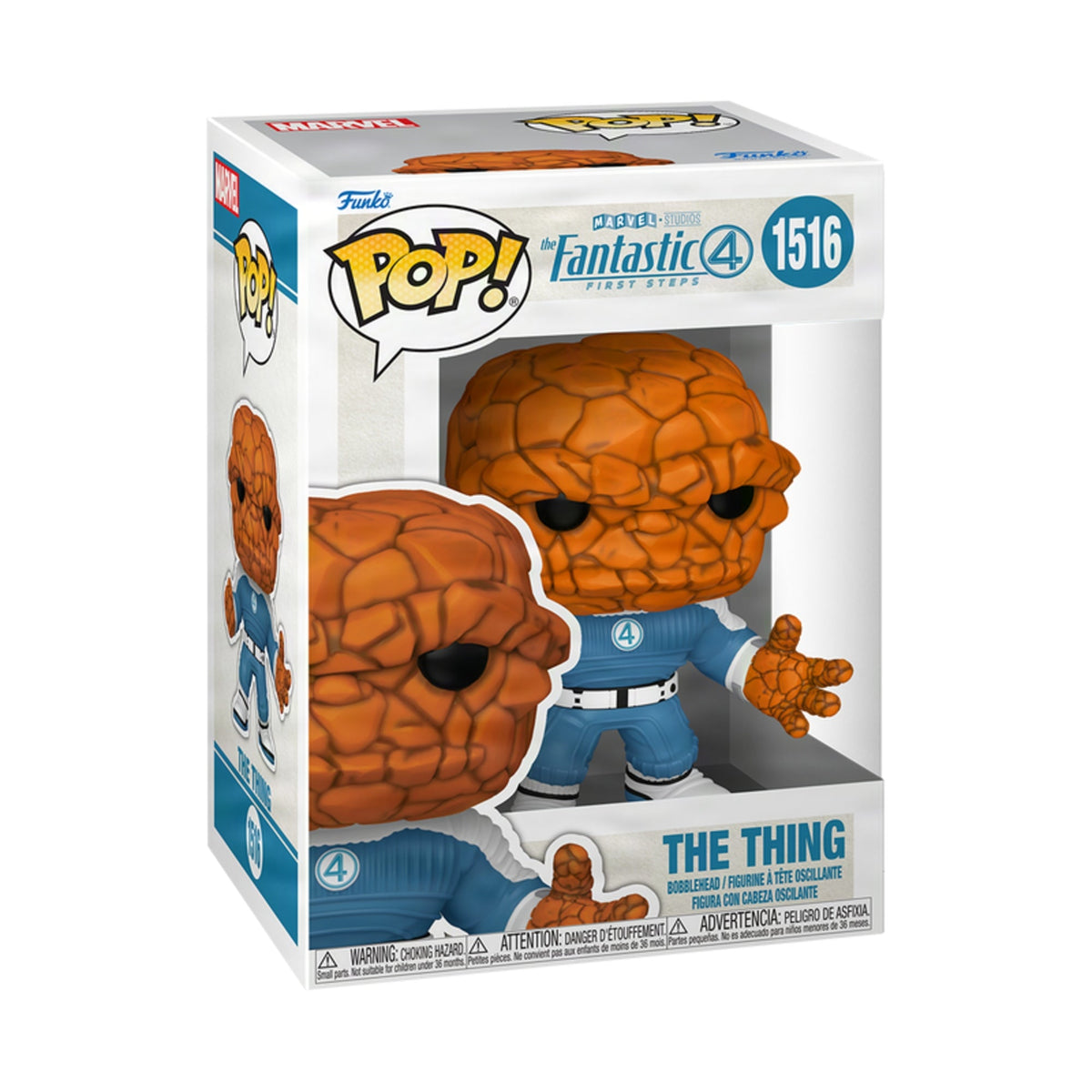 Funko Pop Fantastic Four First Steps: The Thing 4-Inch Vinyl Figure #1516 – view 1