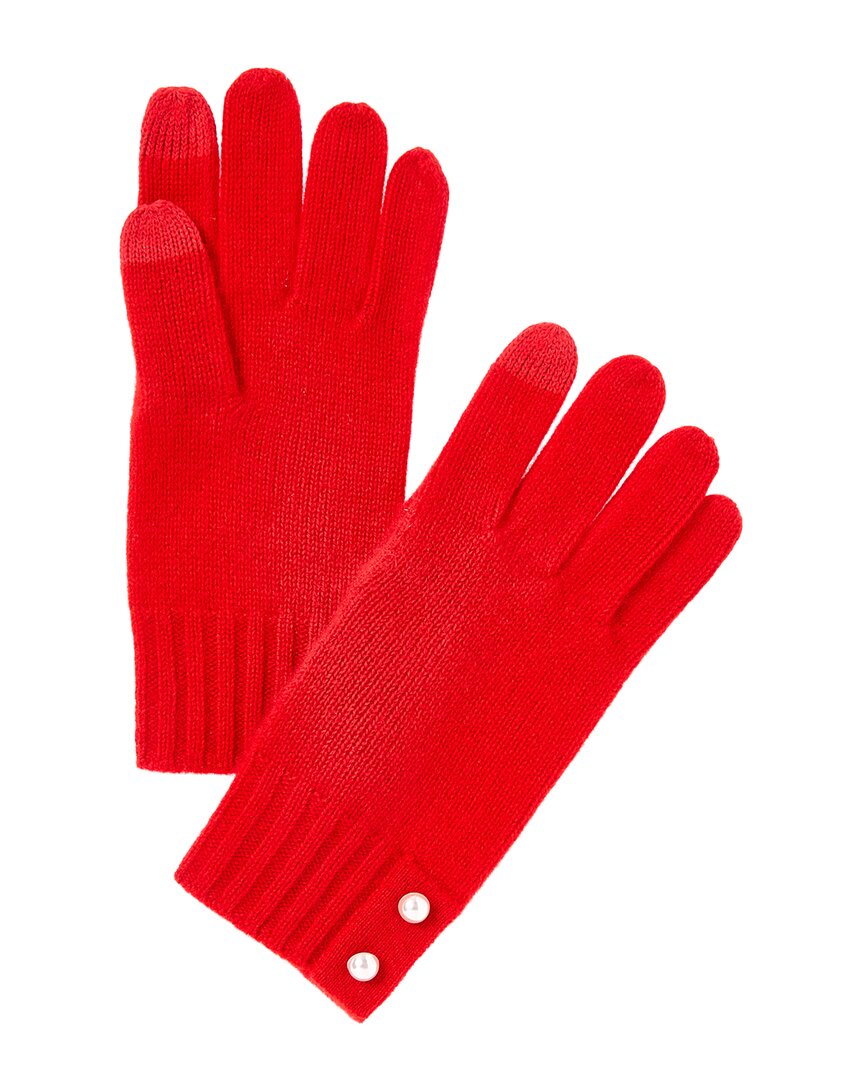 Phenix Pearl Button Cuff Cashmere Gloves – view 1