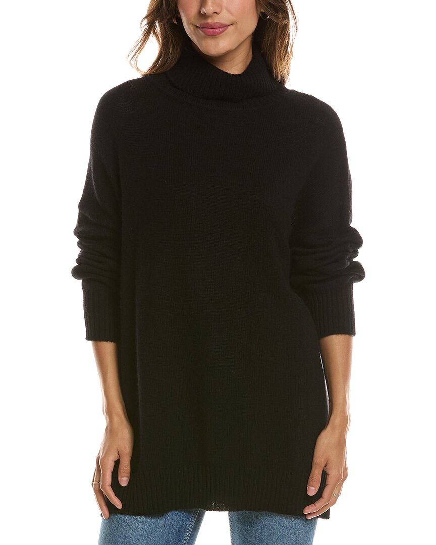 Forte Cashmere Luxe Mock Neck 100% Cashmere Sweater – view 1