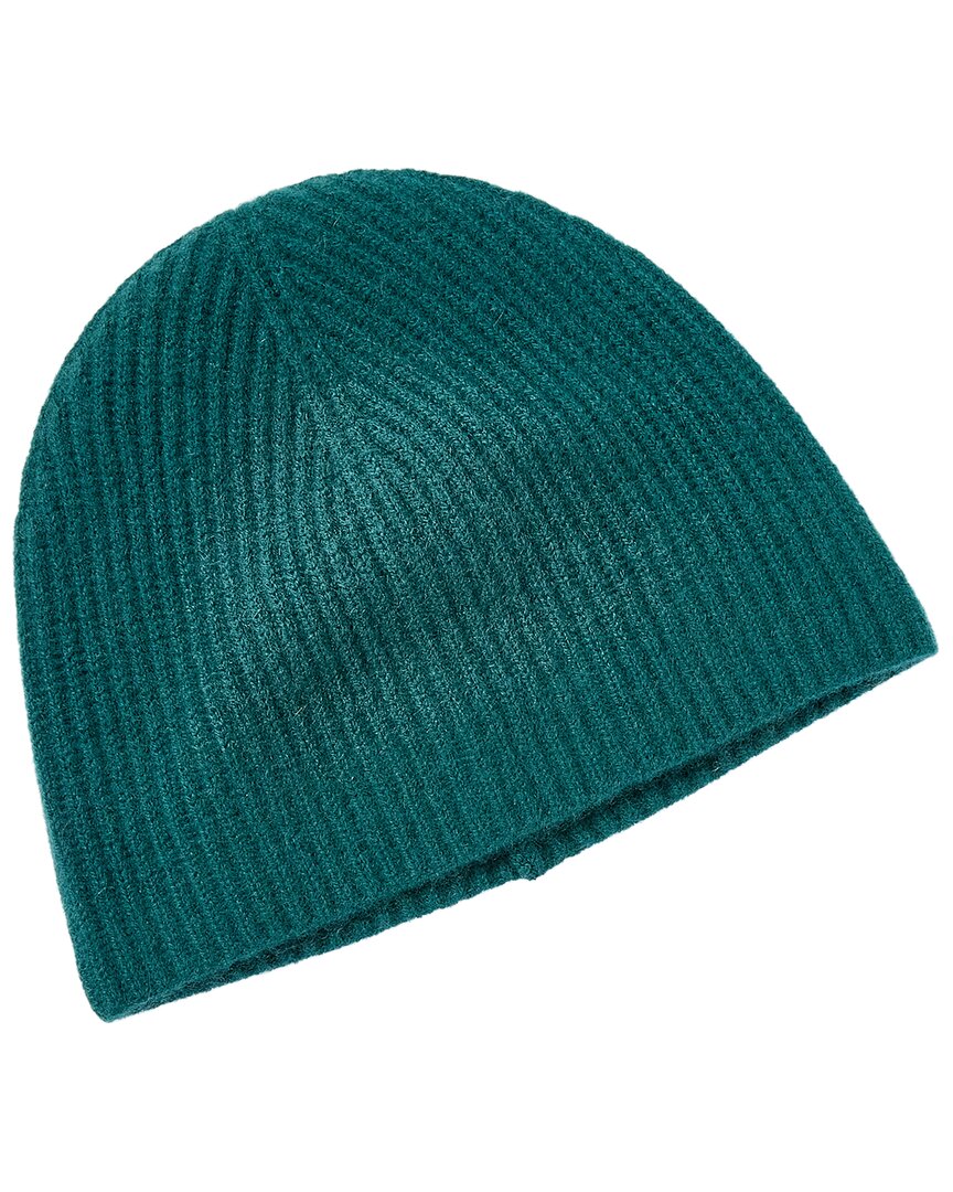 Phenix Rib Knit Cashmere Beanie – view 1