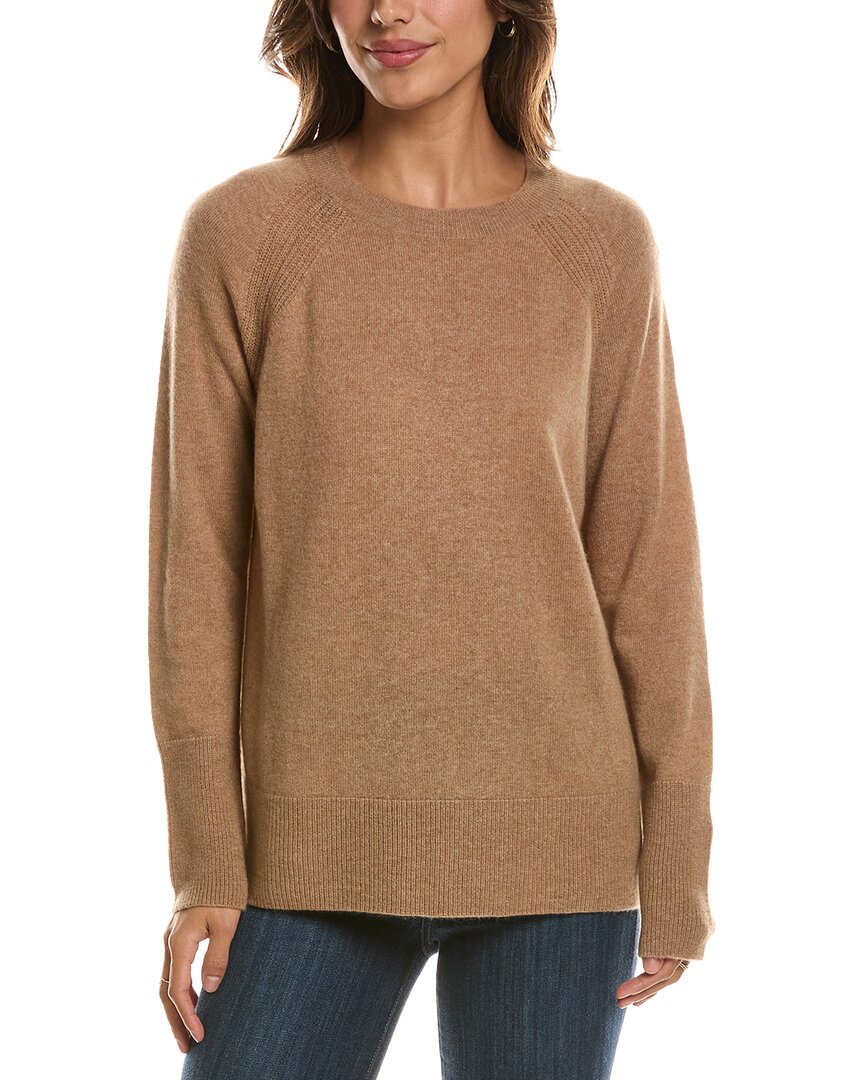 Forte Cashmere Easy Crewneck 100% Cashmere Sweater – view 1