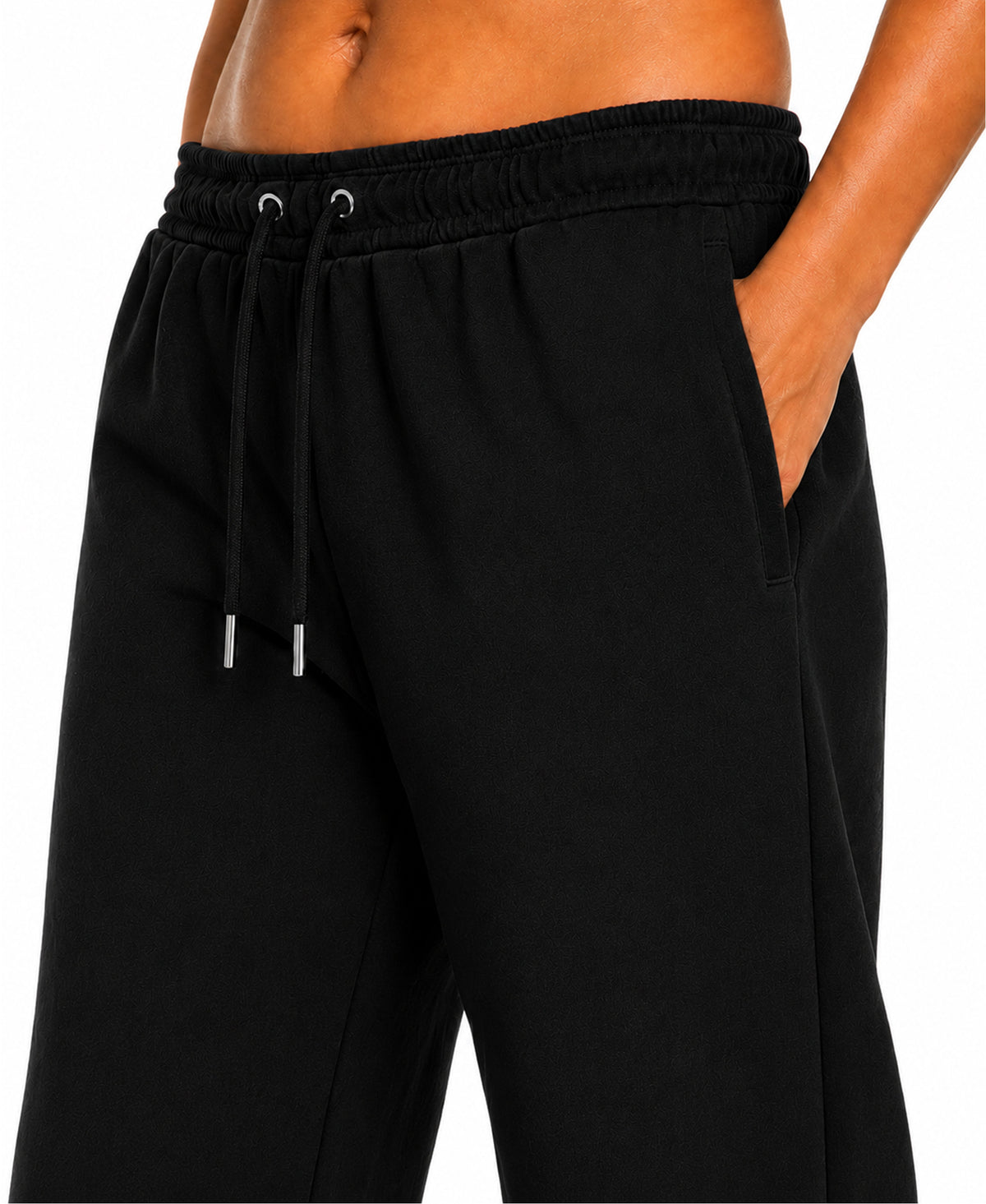 Blu Rock Women's Loose Fit Tech Fleece Performance Sweatpants with Open Bottom 5- Pack – view 5