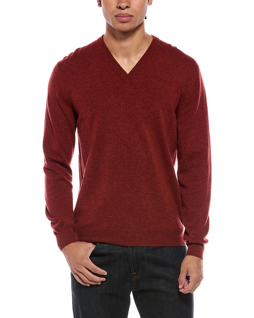 N.PEAL Burlington Cashmere V-Neck Sweater – view 1