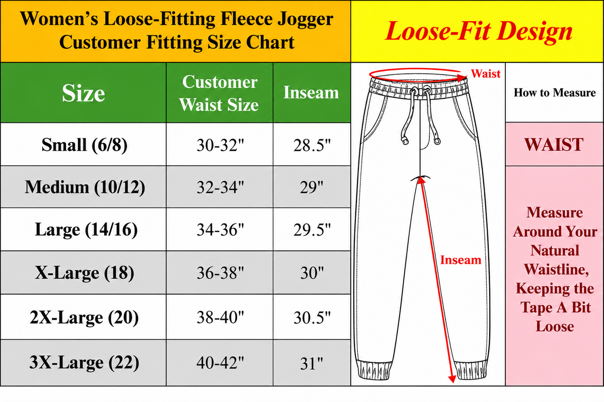 Blue Ice Women's Loose Fit Heavyweight Classic Fleece Jogger Sweatpants With Zipper Side Pockets-2 Pack – view 2