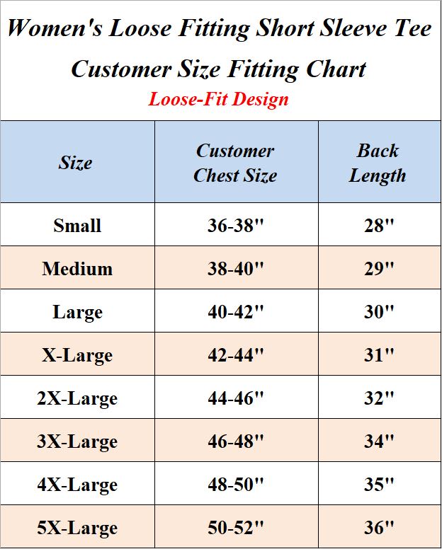 Blue Ice Women's Loose Fitting Short Sleeve Crew Neck Tee (UP TO 5XL) – view 2