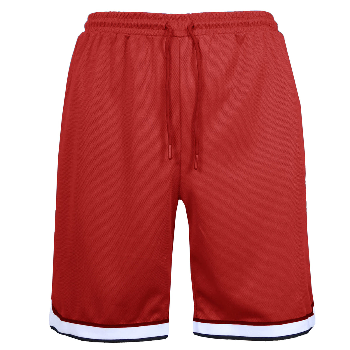 Jump Start Men's Premium Active Moisture Wicking Workout Mesh Shorts With Trim – view 1