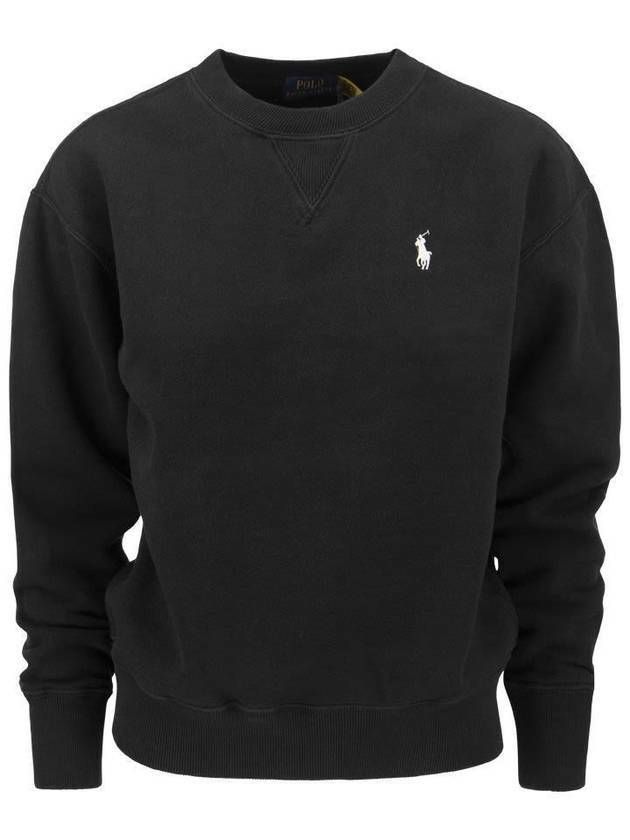 Pony Logo Embroidered Fleece Sweatshirt – view 2