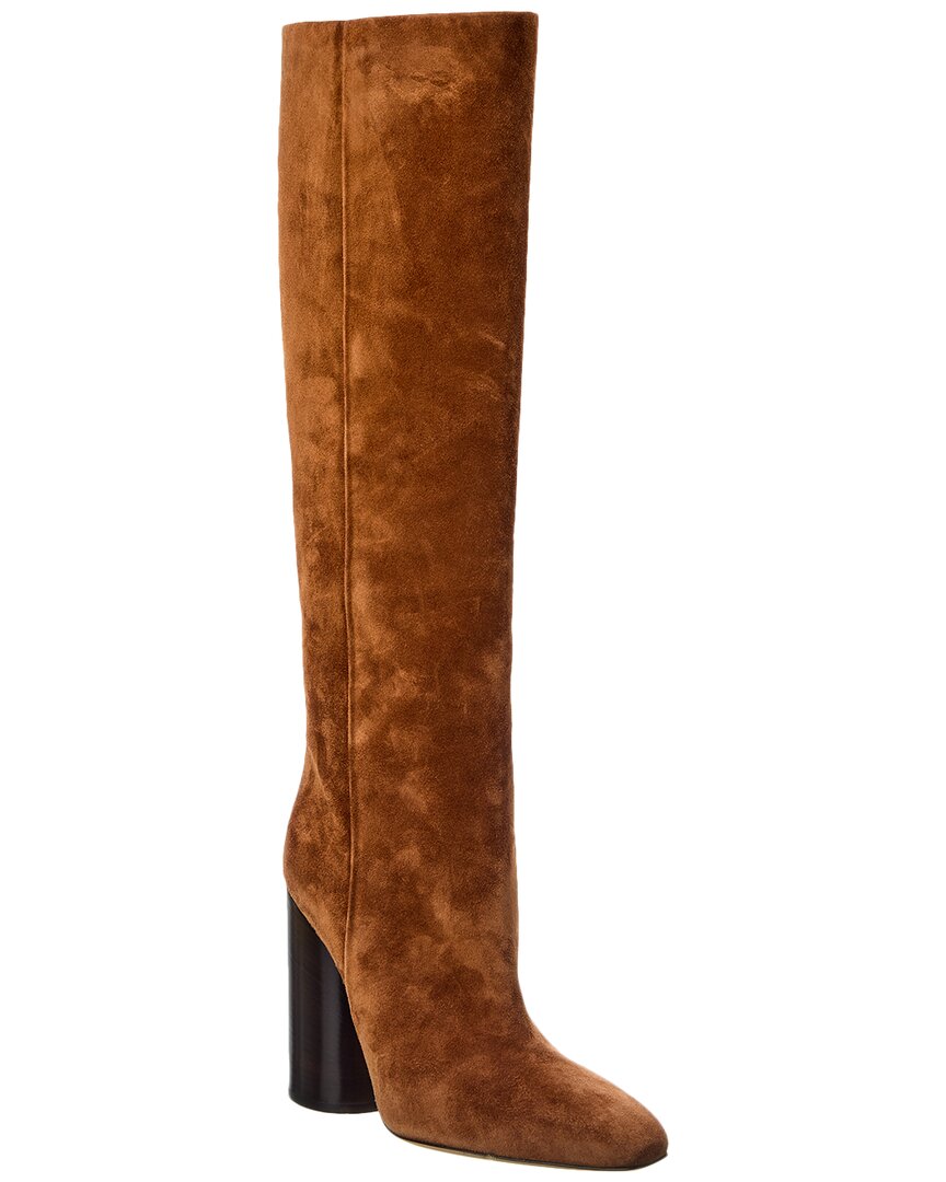 Ferragamo Pampero Suede Knee-High Boot – view 1