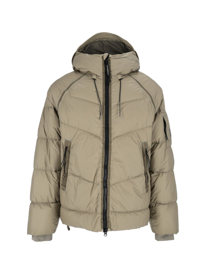 Padded Quilted Hooded Medium Jacket – view 1