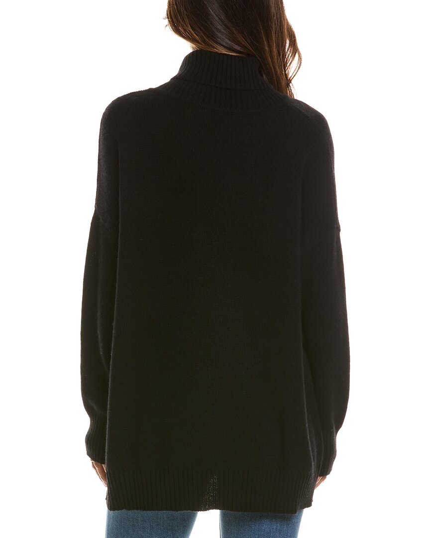 Forte Cashmere Luxe Mock Neck 100% Cashmere Sweater – view 2