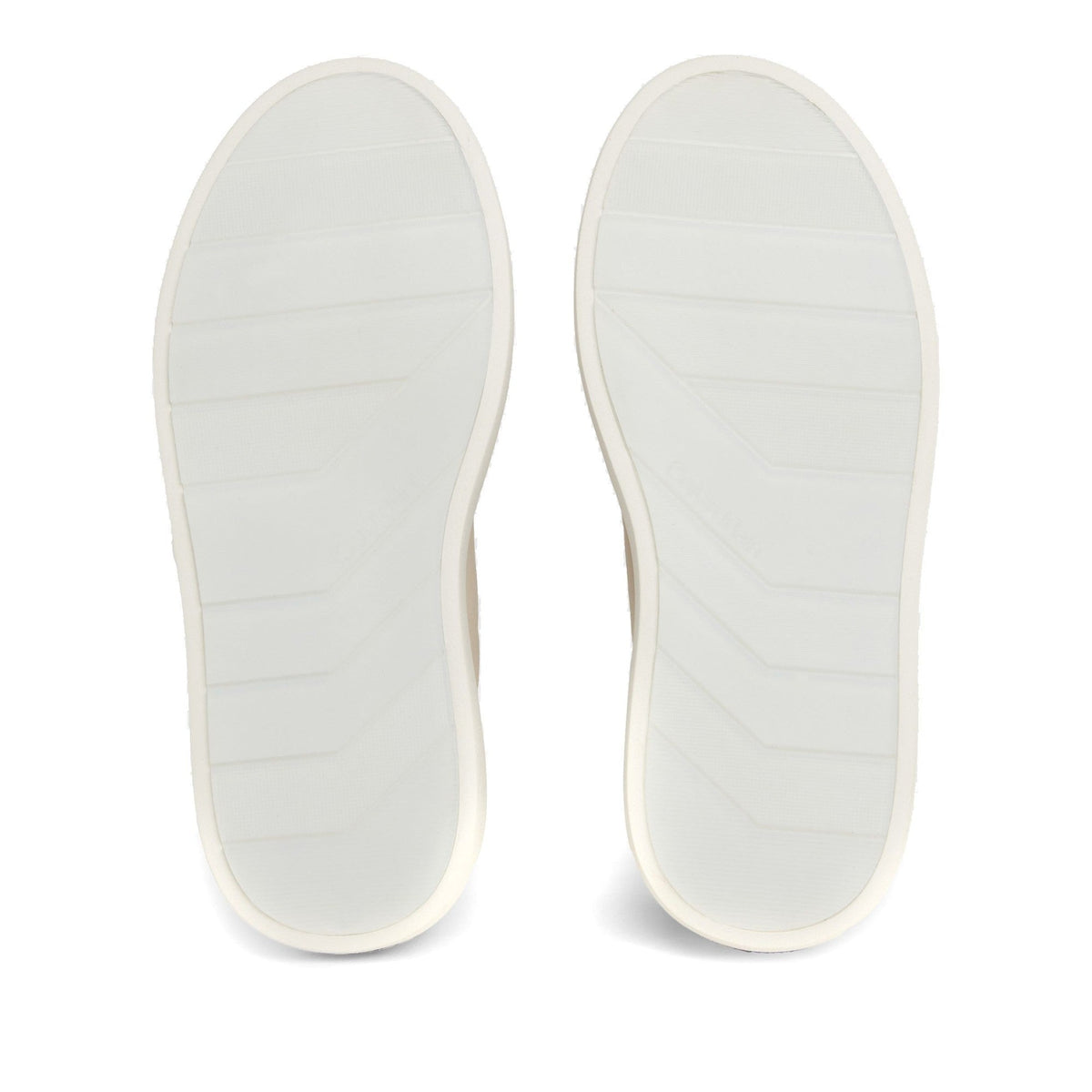 Beige Minimalist Flatform Leather Sneakers – view 5