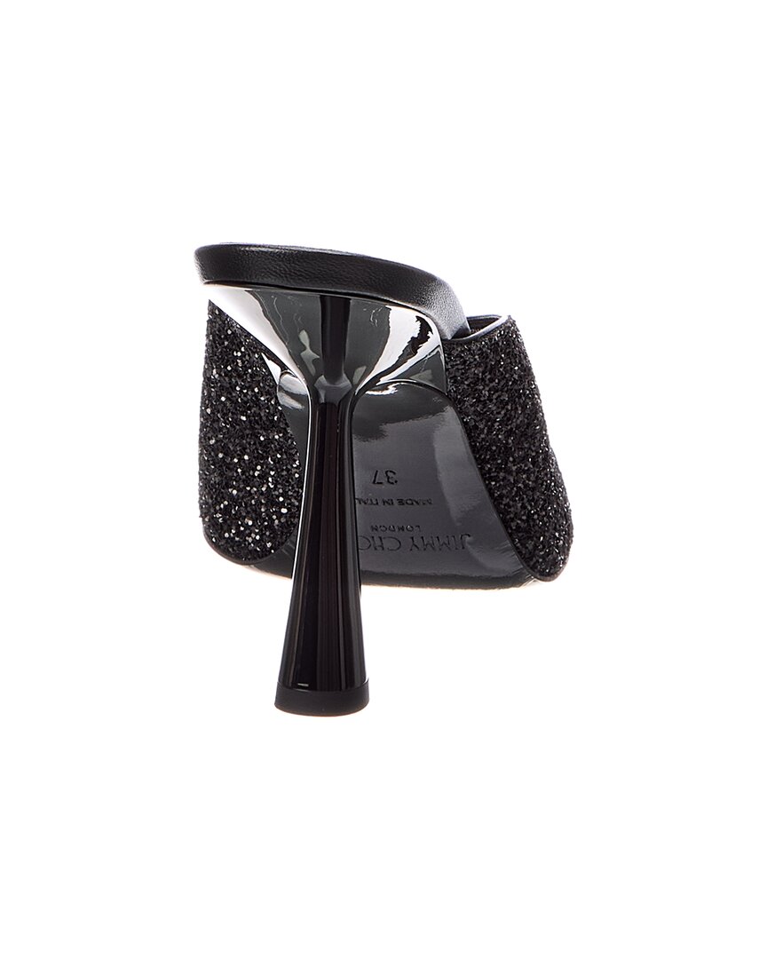 Jimmy Choo Maryanne 100 Glitter Sandal – view 3