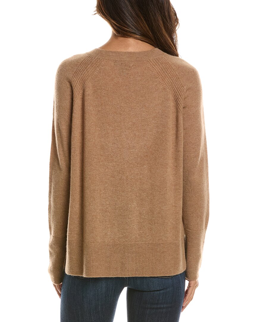 Forte Cashmere Easy Crewneck 100% Cashmere Sweater – view 2