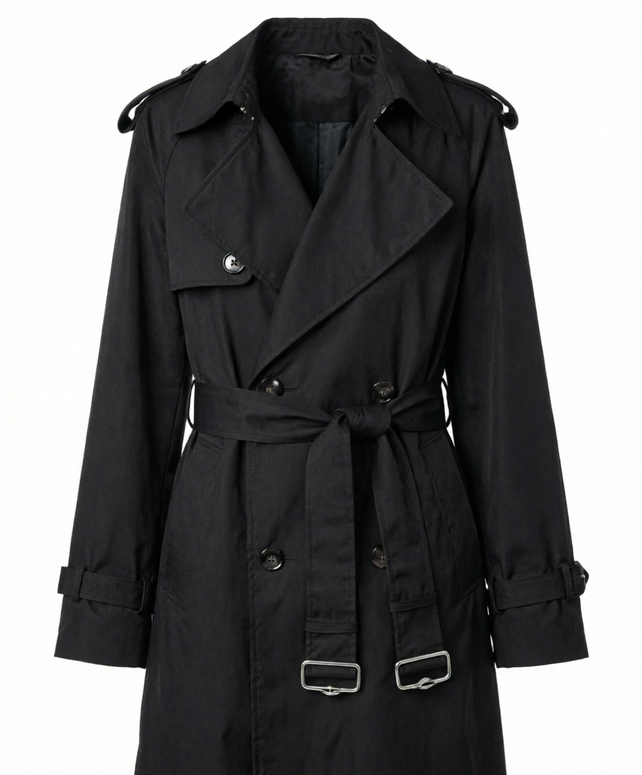 Gabardine Trench Coat Jacket – view 4