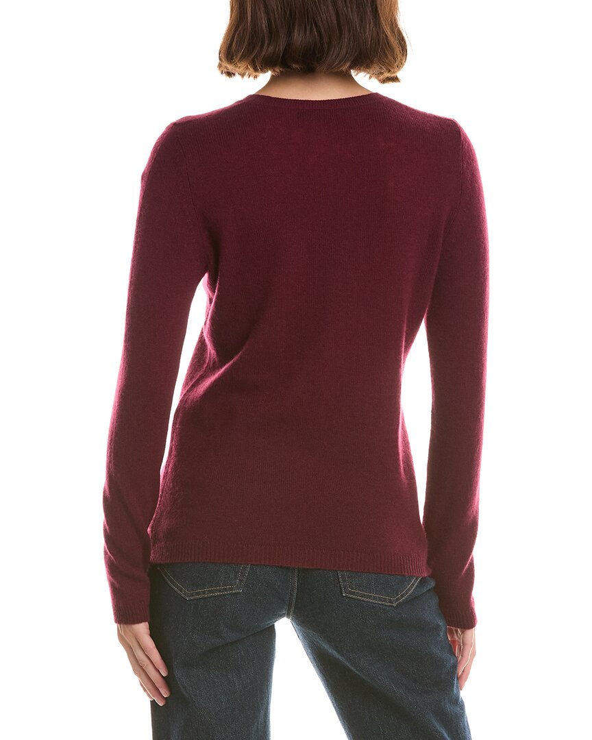 Forte Cashmere Basic Crewneck 100% Cashmere Sweater – view 2