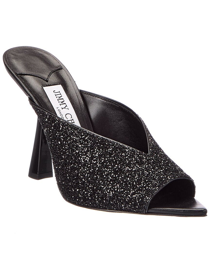 Jimmy Choo Maryanne 100 Glitter Sandal – view 1