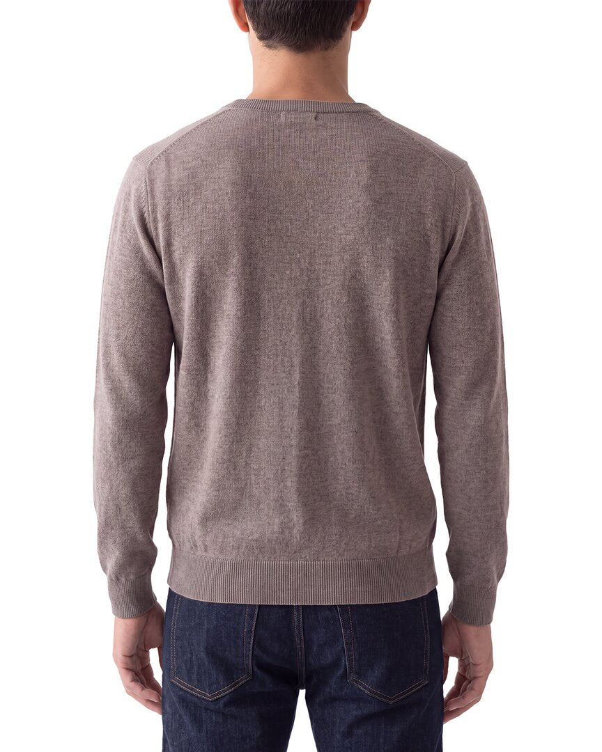 N.PEAL Burlington Cashmere V-Neck Sweater – view 2