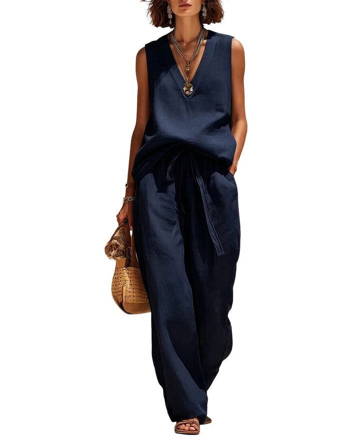 OLIVIA TAYLOR 2pc Top & Pant Set – view 1