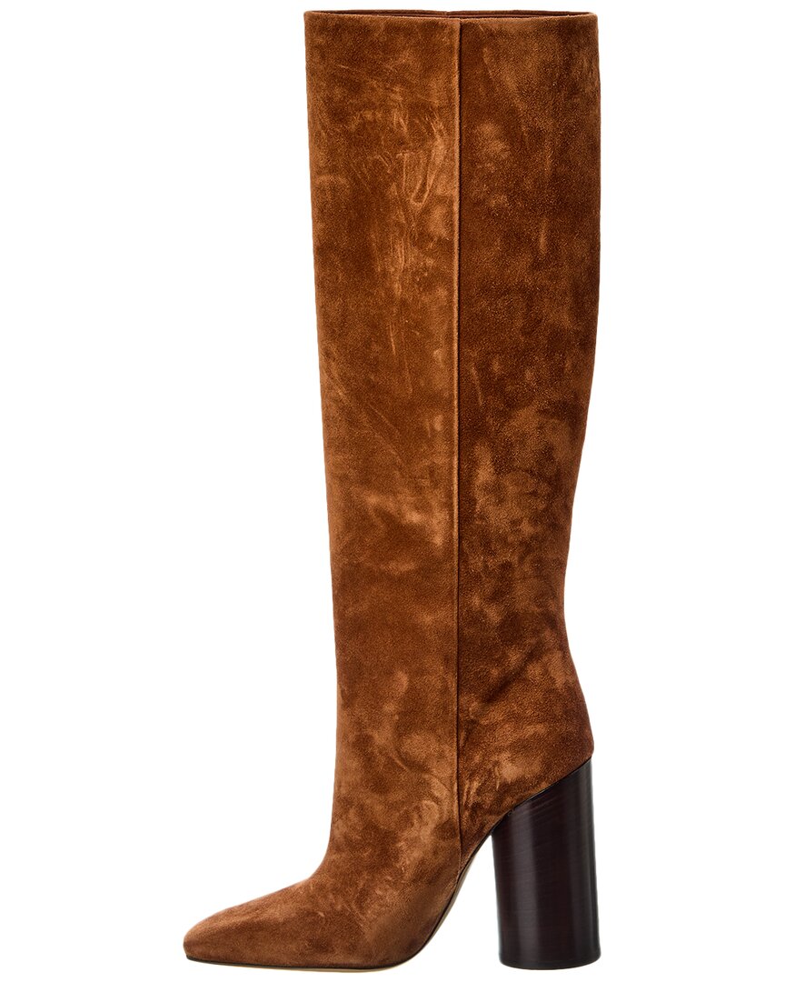 Ferragamo Pampero Suede Knee-High Boot – view 2