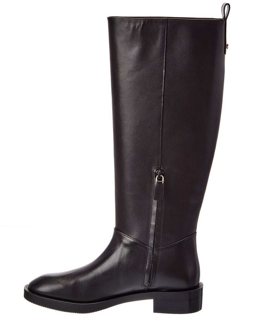 Stuart Weitzman Cazzie Leather Knee-High Boot – view 2