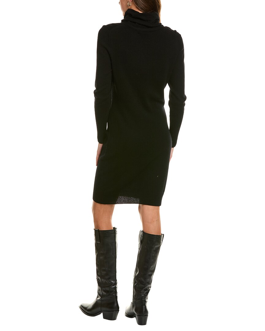 Forte Cashmere Turtleneck Wool & Cashmere-Blend Sweaterdress – view 2