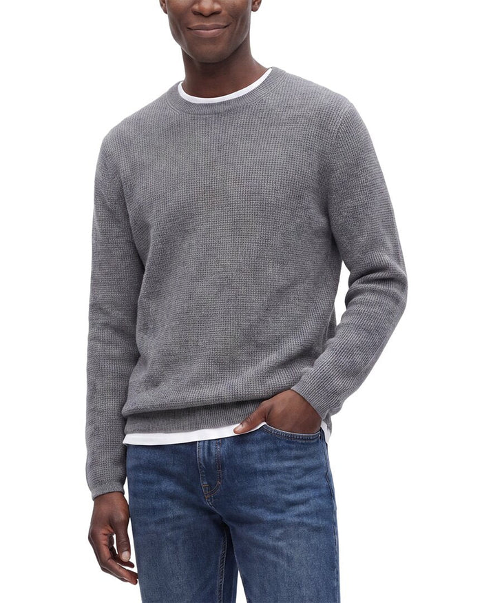 Forte Cashmere 100% Cashmere Thermal Crewneck 100% Cashmere Sweater – view 1