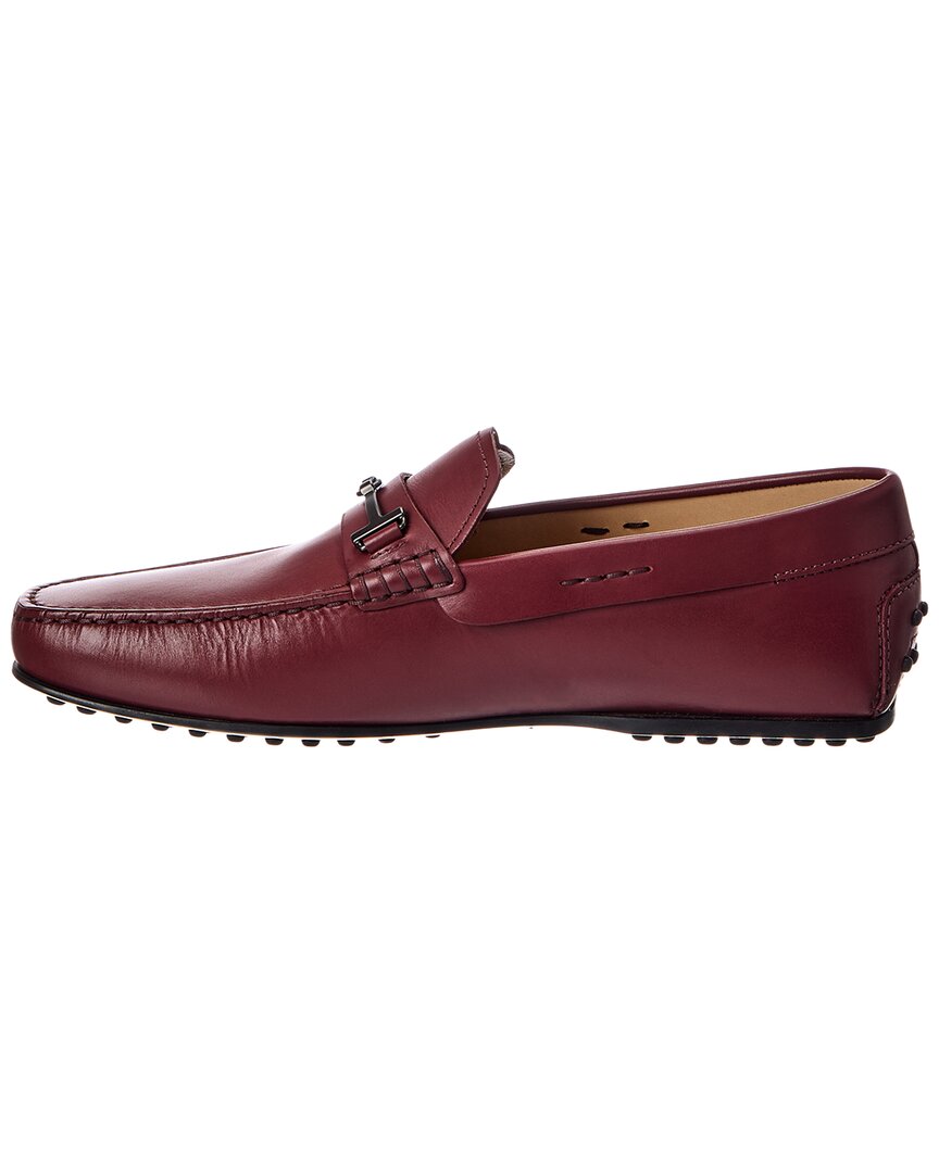 TODs Double T Fine City Grommet Leather Loafer – view 2
