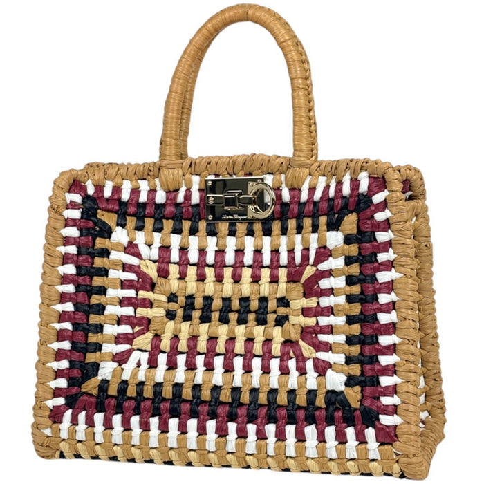 Salvatore Ferragamo Raffia Handbag (Pre-Owned) – view 1