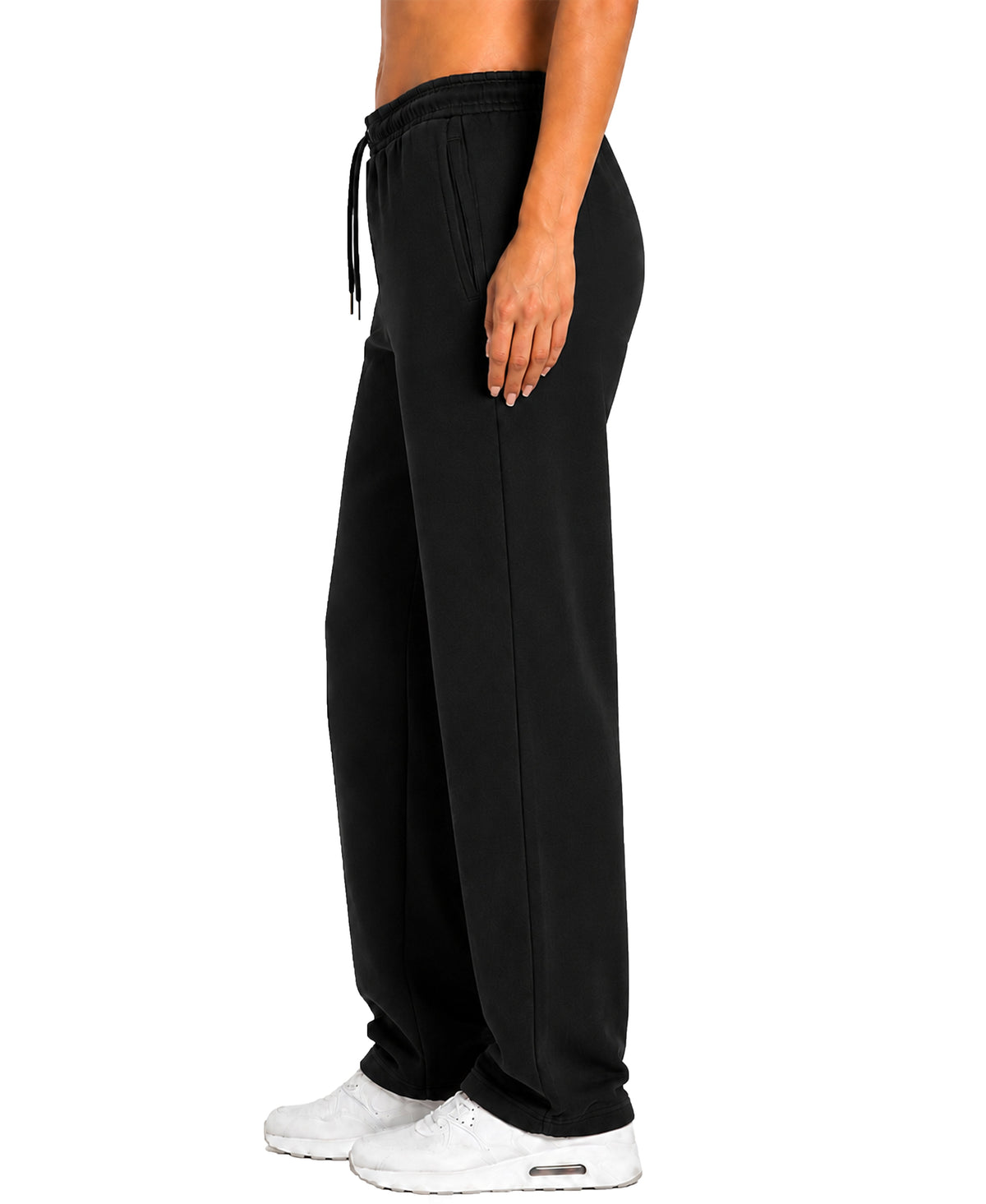 Blu Rock Women's Loose Fit  Tech Fleece Performance Sweatpants with Open Bottom 5- Pack – view 3