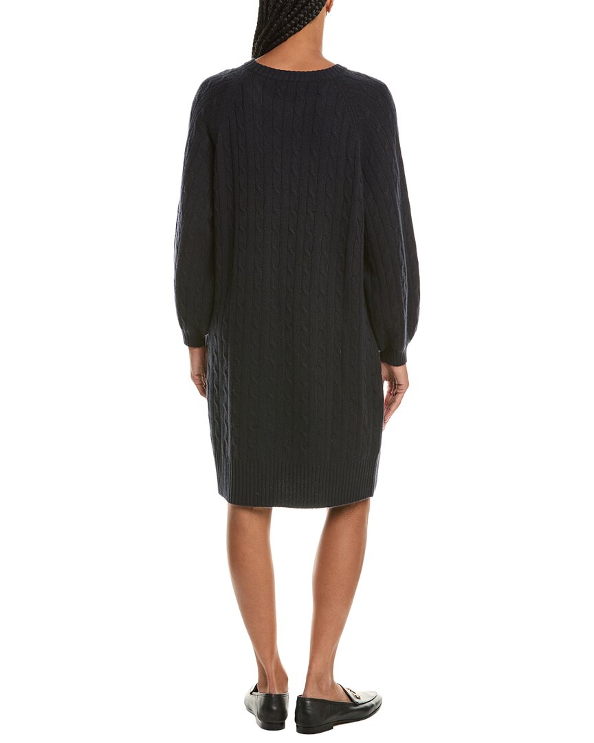 N.PEAL Cable 100% Cashmere Midi Dress – view 2