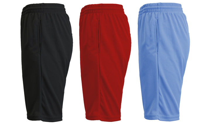 Men's Active Mesh Moisture Wicking Shorts (3-Pack) – view 1