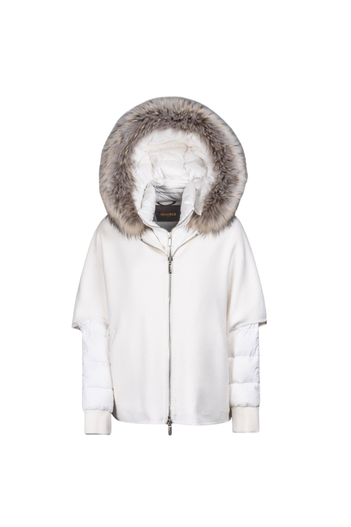 Moorer Pegaso-Lap Jacket Bianco – view 1