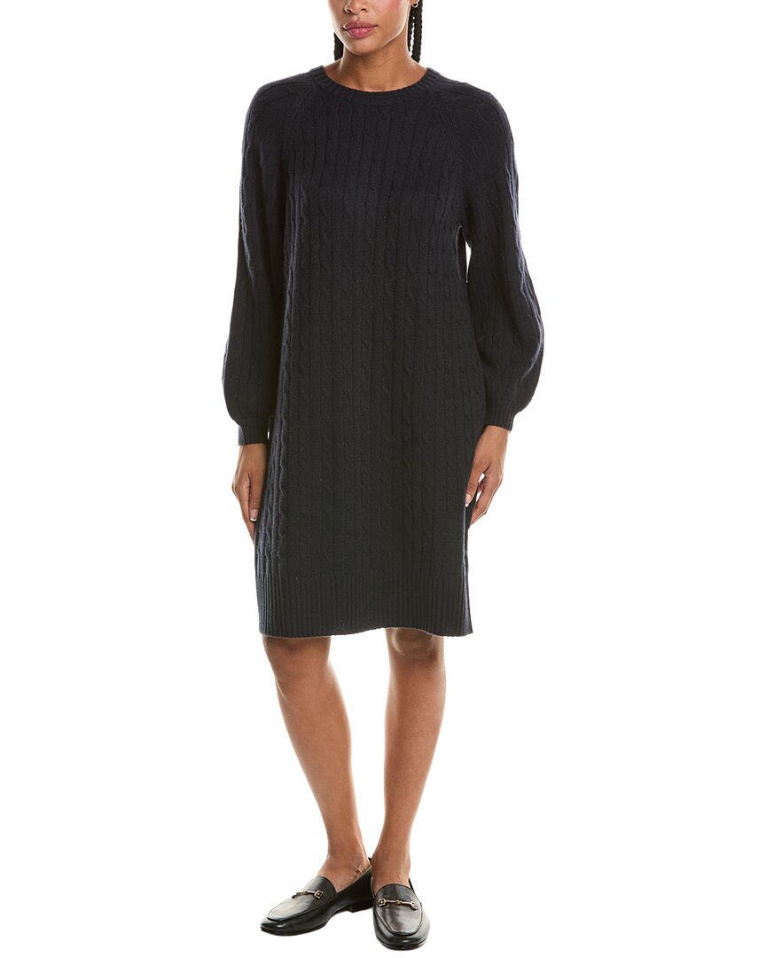N.PEAL Cable 100% Cashmere Midi Dress – view 1