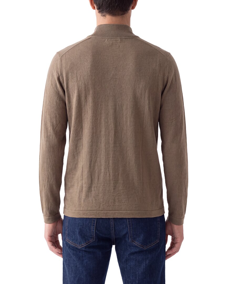 N.PEAL Salcombe Cashmere-Blend 1/2-Zip Sweater – view 2