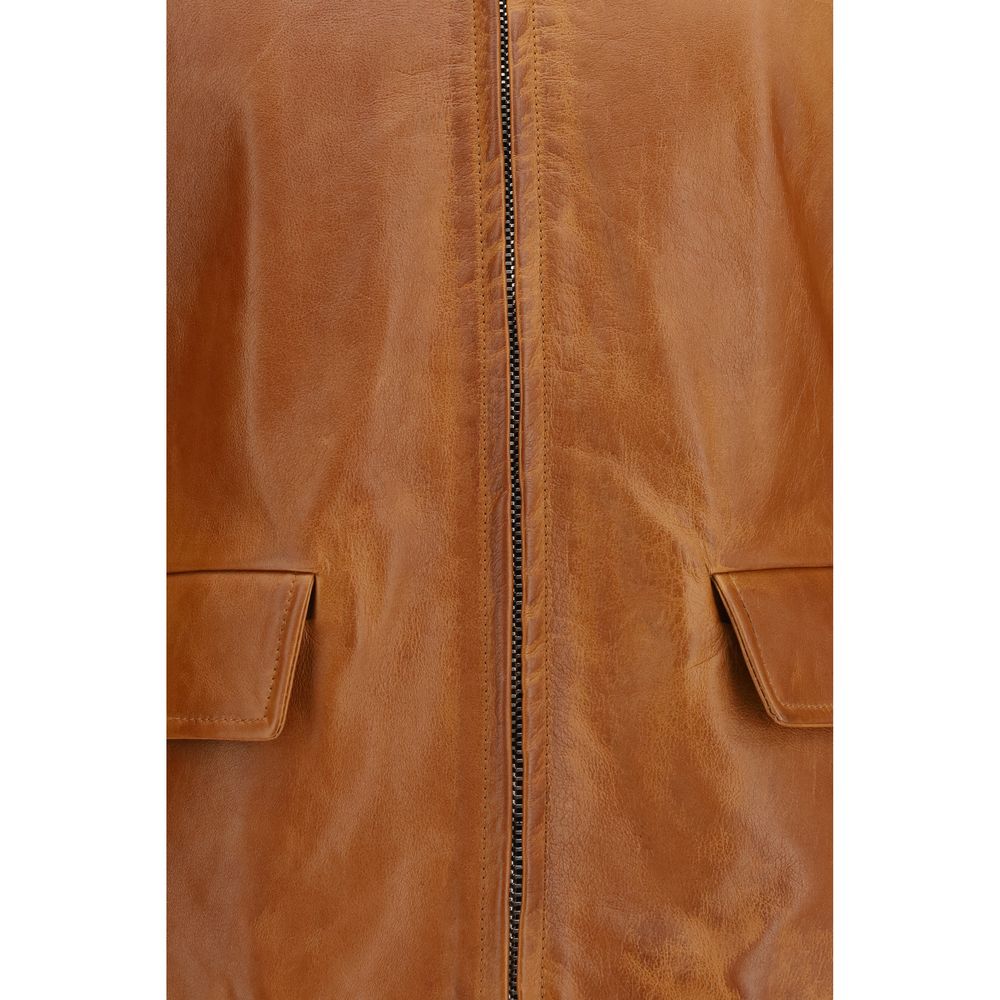 Marni Calf Leather Bos Taurus Leather Women's Jacket – view 2