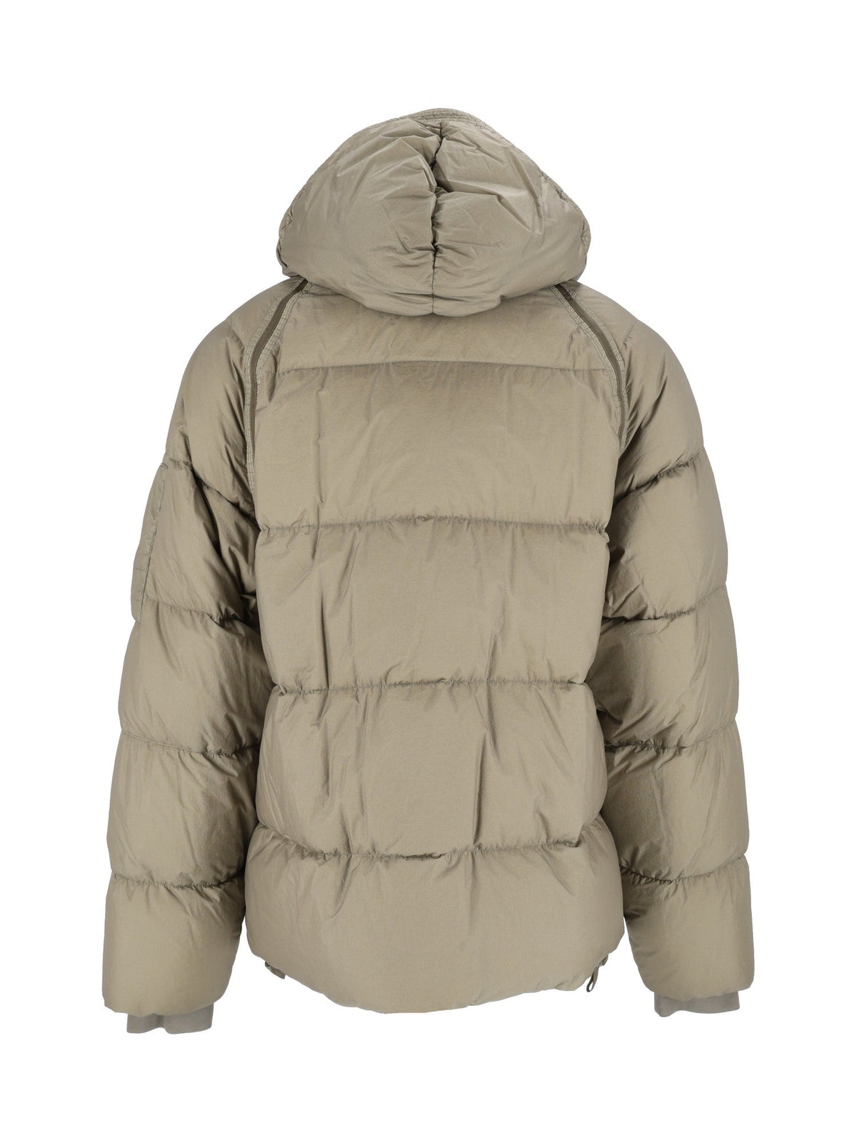 Padded Quilted Hooded Medium Jacket – view 3