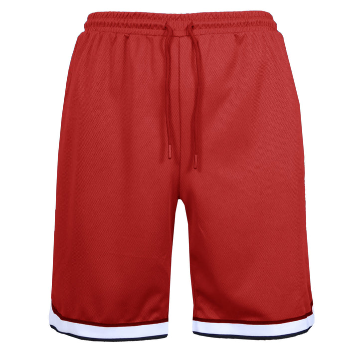Jump Start Men's Premium Active Moisture Wicking Workout Mesh Shorts With Trim – view 1