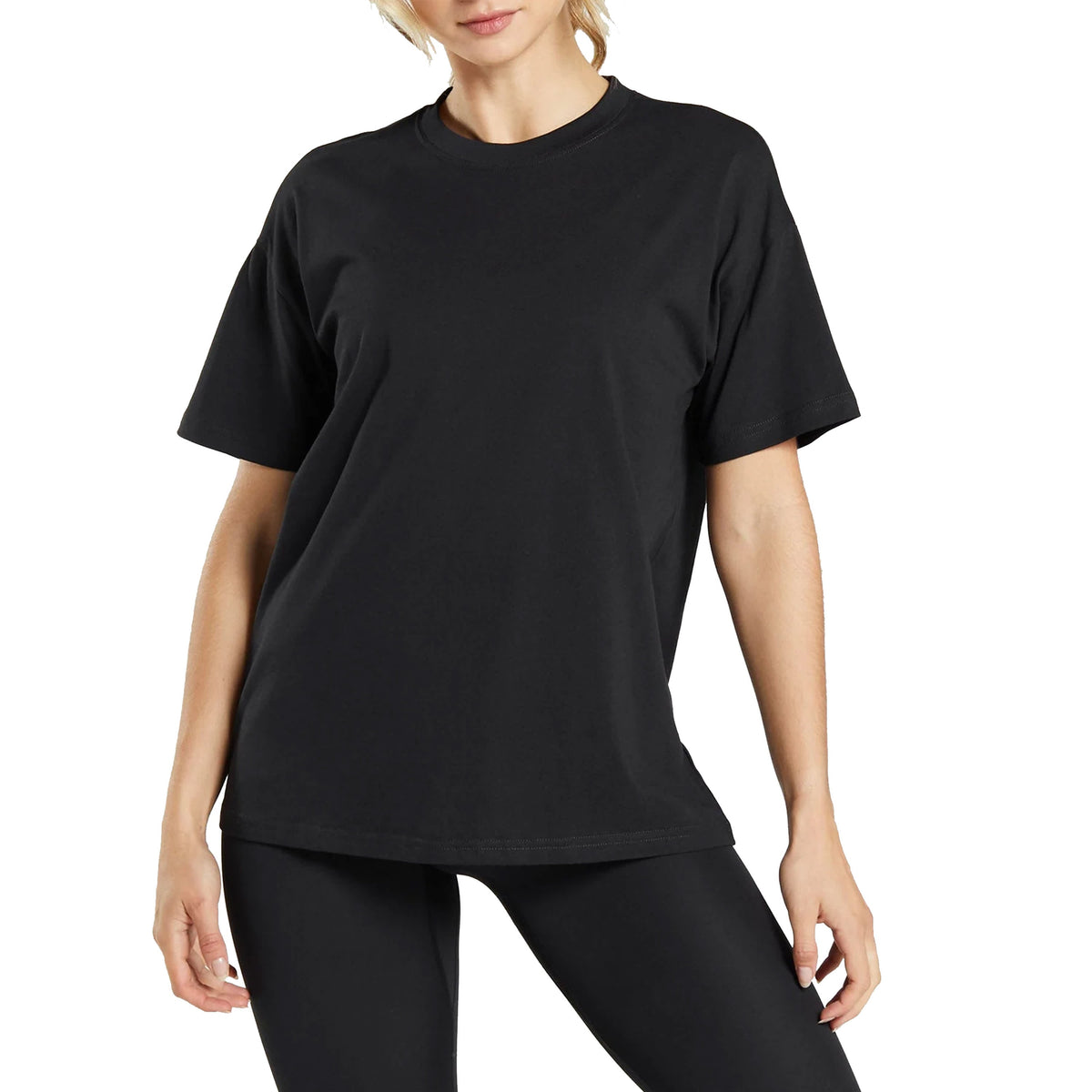 Blue Ice Women's Loose Fitting Short Sleeve Crew Neck Tee (UP TO 5XL) – view 7
