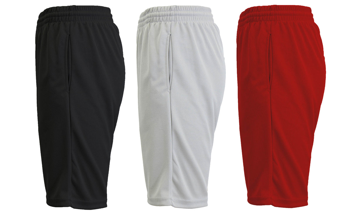Men's Active Mesh Moisture Wicking Shorts (3-Pack) – view 3